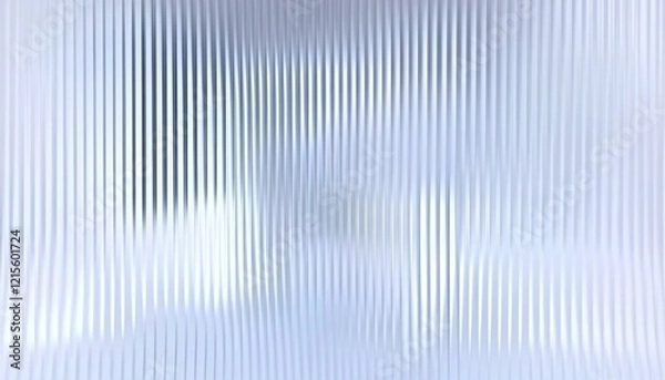 Fototapeta Abstract background design with reeded glass effect 3d render