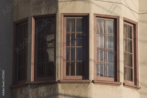 Fototapeta bay windows