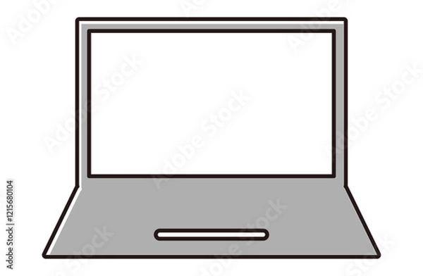 Fototapeta ノートパソコンのアイコン