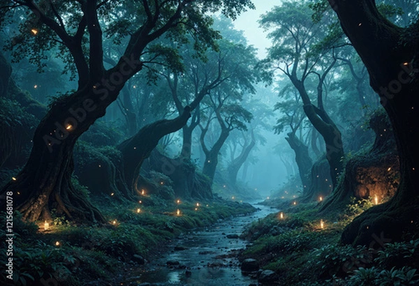 Fototapeta Magic forest