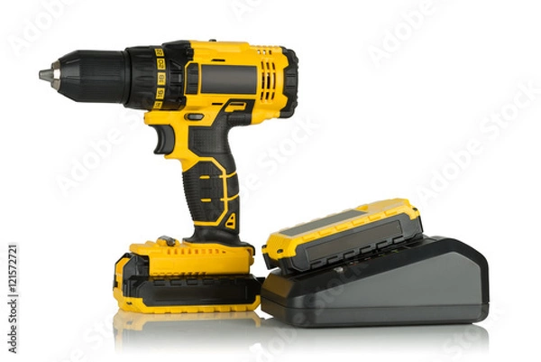 Fototapeta Rechargeable and cordless drill