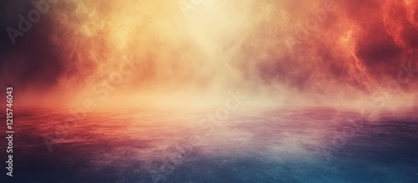 Obraz Vibrant Abstract Background with Soft Gradient Colors and Empty Space for Text or Design Elements