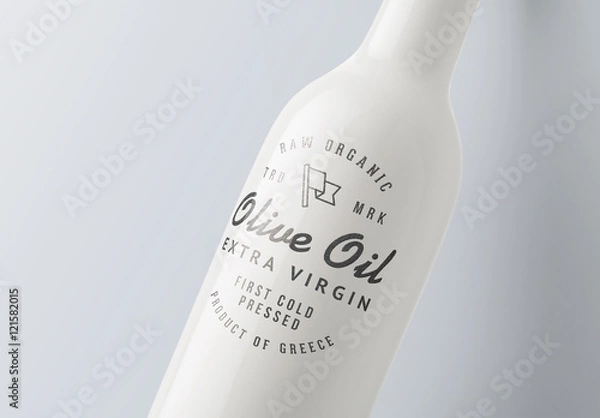 Obraz Close-up Bottle Mockup 01
