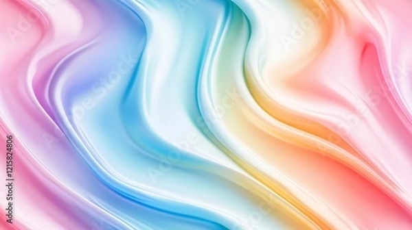 Fototapeta pastel bright gradient color. abstract wave colorful background. colorful abstract background