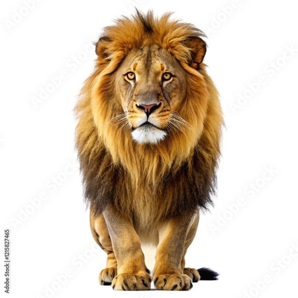 Obraz lion isolated on white