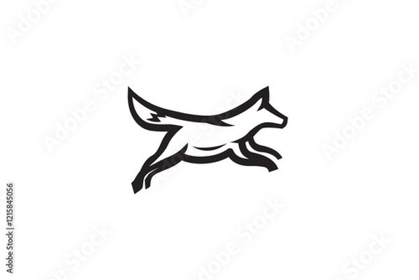 Obraz jumping fox