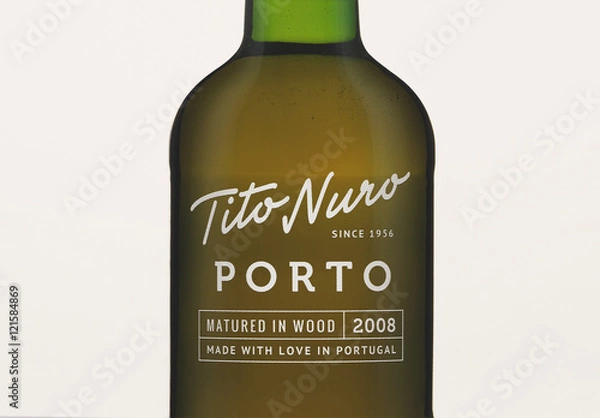 Obraz Close-up Bottle Mockup 02
