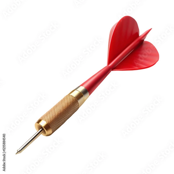 Obraz darts on white background