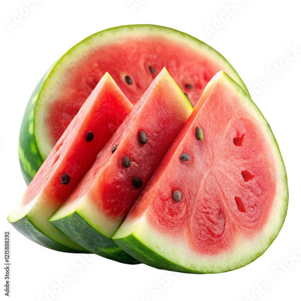 Obraz watermelon isolated on white background