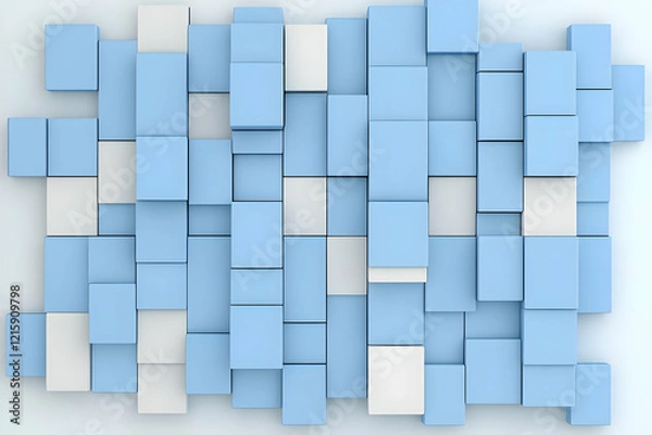 Fototapeta Abstract 3D Cube Background