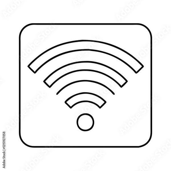 Fototapeta wifi-symbol