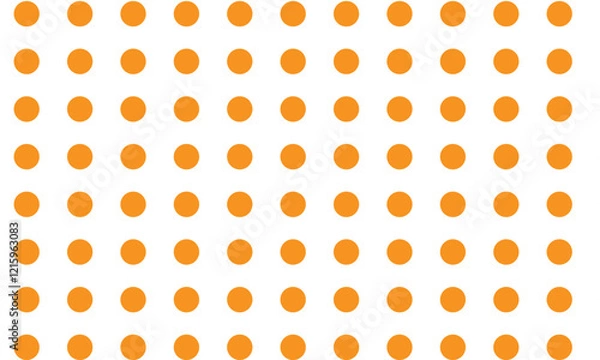 Fototapeta abstract trendy orange dot pattern perfect for background.