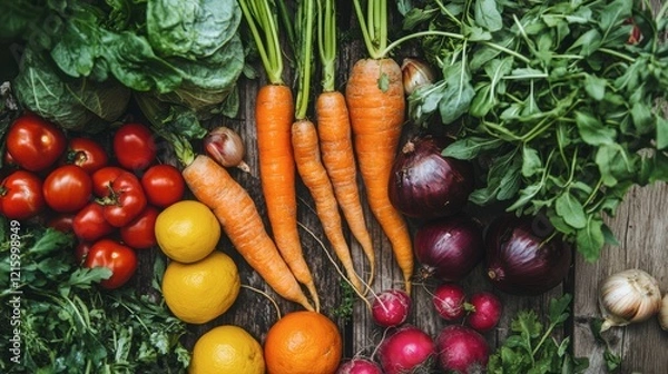 Obraz A farm-to-table restaurant sourcing fresh ingredients directly from nearby farms