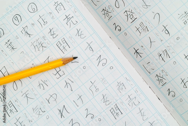 Obraz 日本語,ノート,勉強,漢字,国語,算数,学習,宿題,鉛筆,小学校,学校,白,鉛筆,書かれた,書く,文字,黒,教育,子供,小学生,手書き,書,教室,えんぴつ,エンピツ,授業,文具,紙,事務用品,メモ,ひらがな,カタカナ