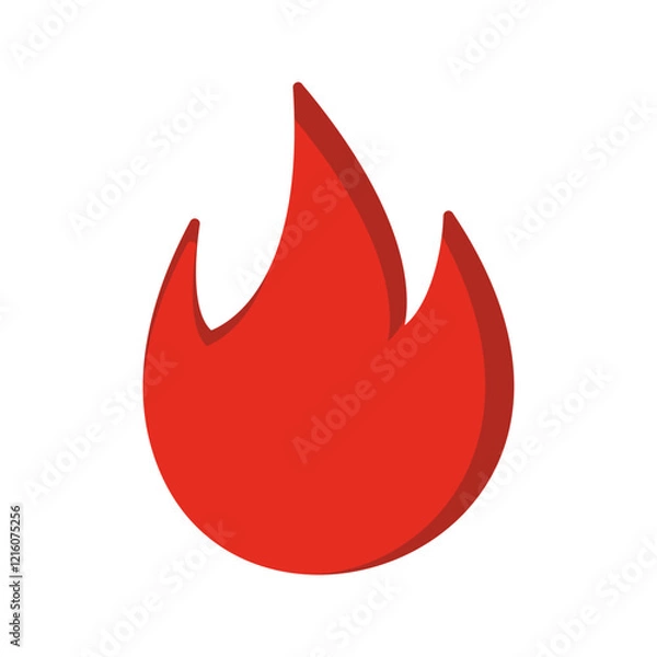 Obraz Fire Vector Icon