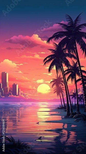 Obraz Miami Landscape