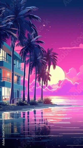 Obraz Miami Landscape