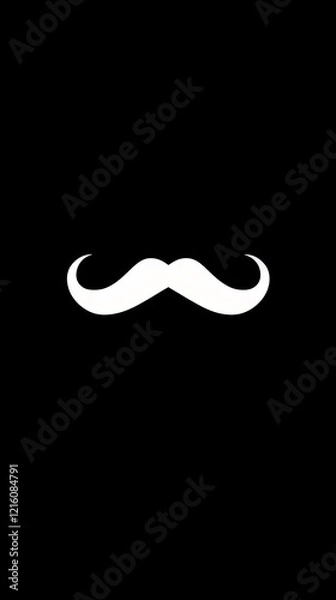 Obraz Minimal Moustache