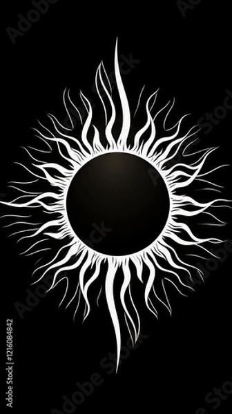 Obraz Minimal Tribal Sun