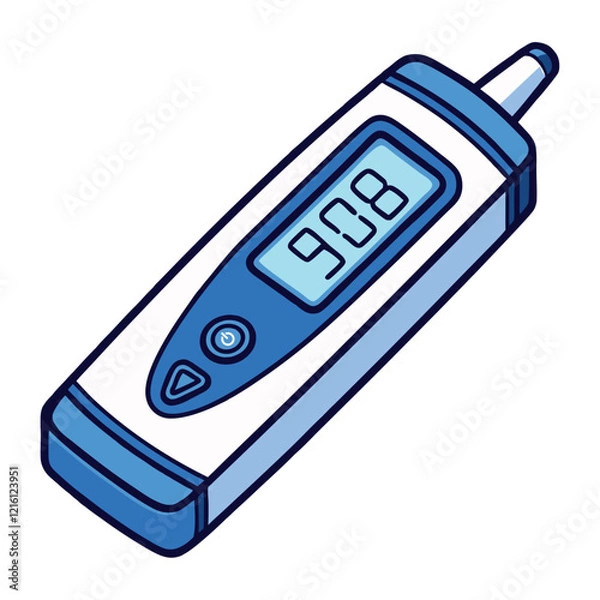 Fototapeta Digital lock icon