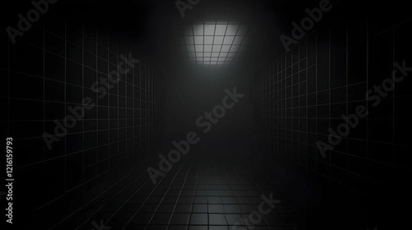 Obraz Dark Corridor 3D Background