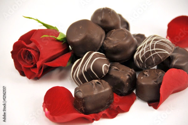 Obraz chocolates and roses
