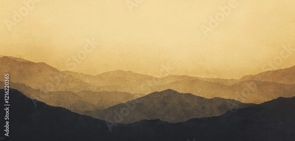 Fototapeta Detailed grainy texture enriches mustard to dark