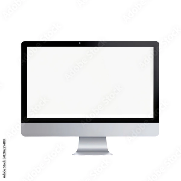 Obraz Imac personal computer isolated on transparent background PNG Generative AI