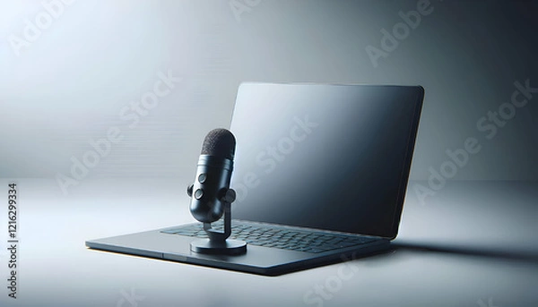 Obraz laptop with a screen