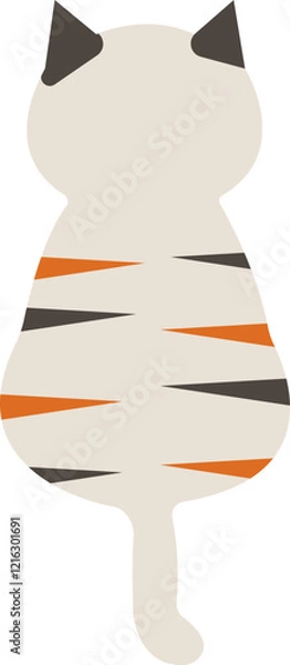 Obraz Cats Poses Behind