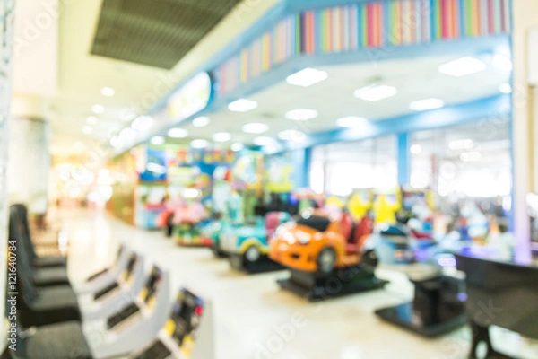 Obraz Abstract blur playground for kids and games center