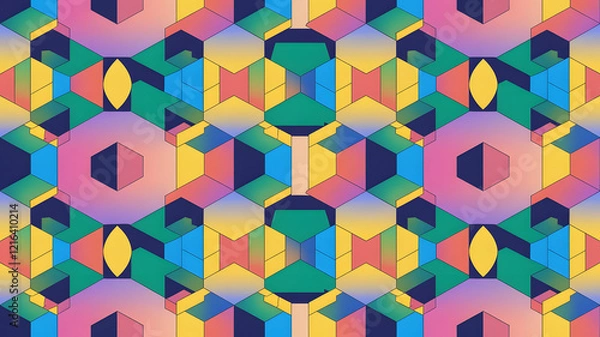 Fototapeta abstract geometric background
