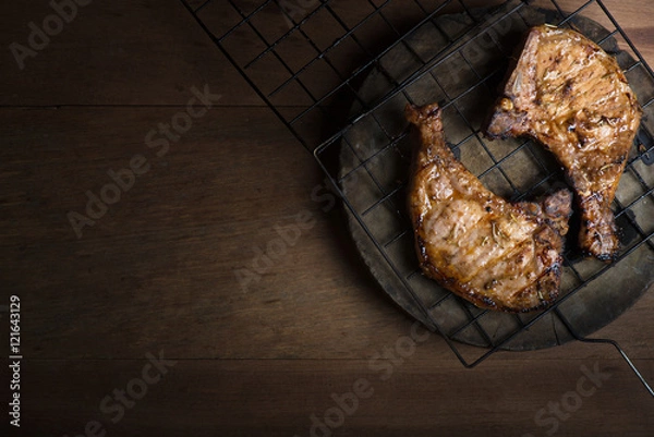 Obraz Grilled pork chops