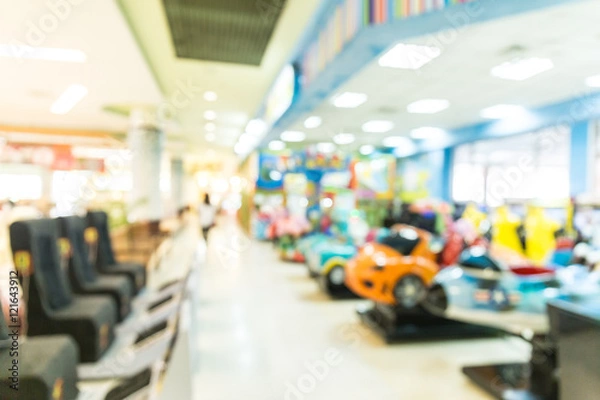 Obraz Abstract blur playground for kids and games center