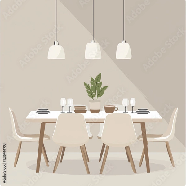 Fototapeta dining room