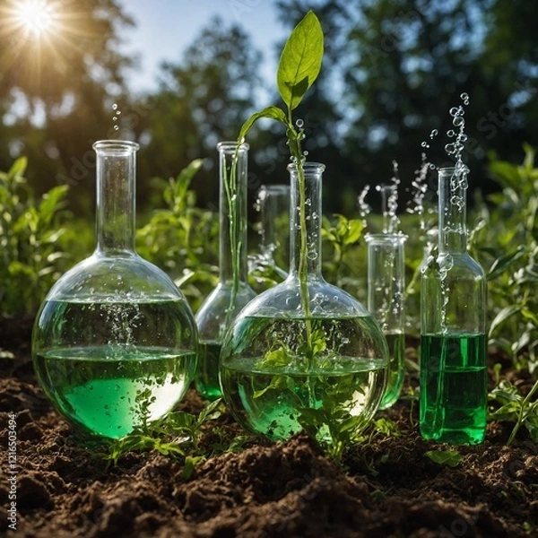 Fototapeta In 2023, the field of green chemistry continues to evolve, emphasizing innovative approaches to sustainable practices in chemistry. 