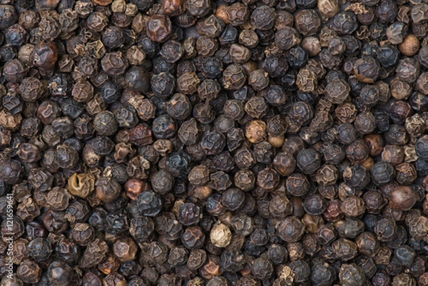 Obraz Black peppercorn background