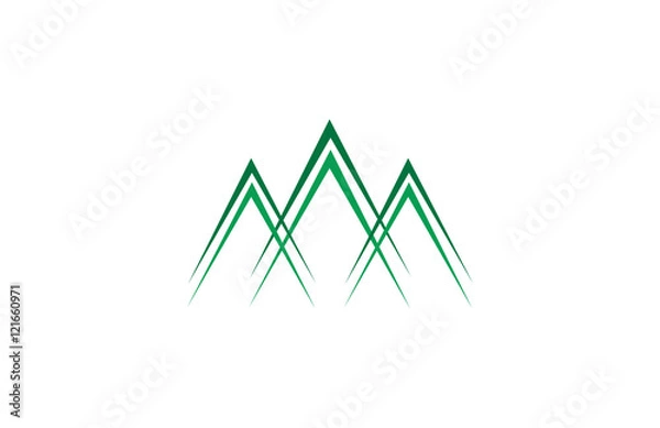 Obraz pine absract vector logo