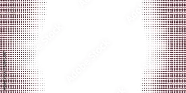 Fototapeta abstract halftone white background set in three colors
