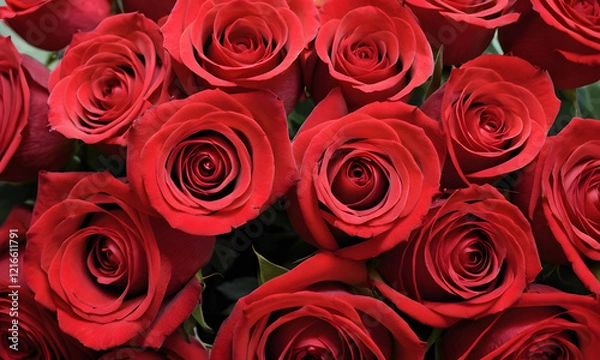 Obraz red roses background
