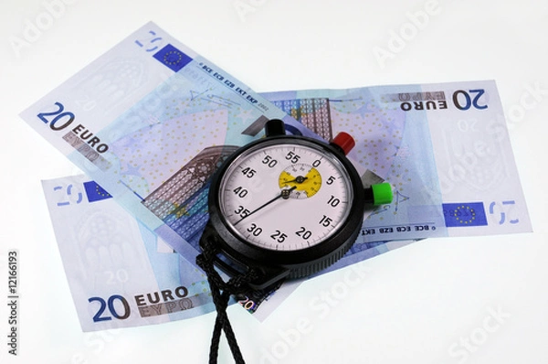 Obraz le temps c'est de l'argent