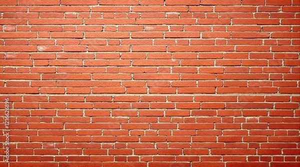 Fototapeta large-scale seamless red brick wall background for websites and digital design