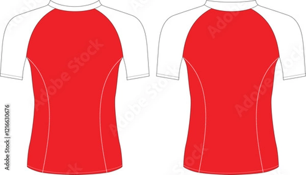 Obraz Compression Rash Guard Template