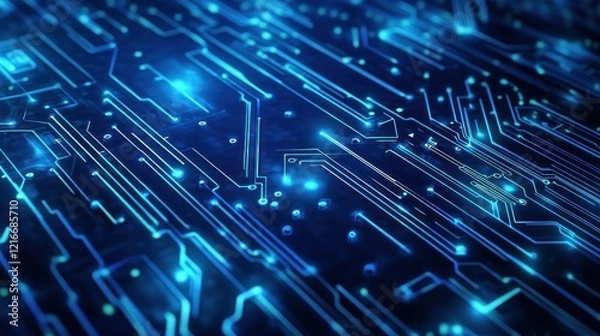 Fototapeta Abstract Circuit Board Background