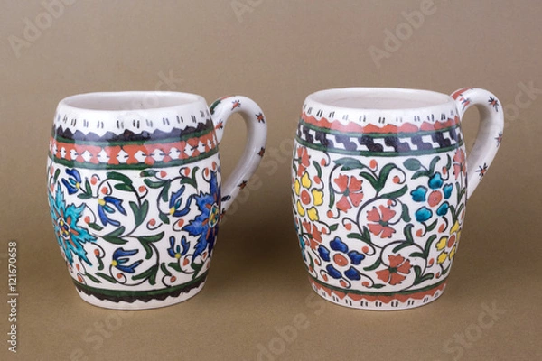 Fototapeta Cups-flowered shape