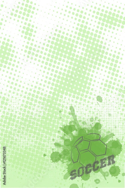 Obraz Soccer or football background