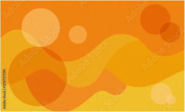 Fototapeta オレンジの抽象的模様の背景　ベクター