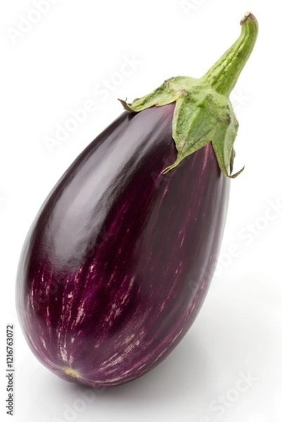 Obraz eggplants isolated on white background