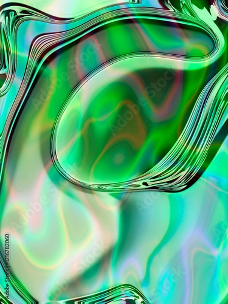 Fototapeta abstract background with circles