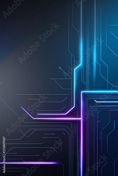 Obraz Technology graphic background